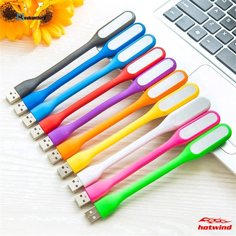 Mini Lâmpada Noturna LED Flexível de 360 Graus USB.
