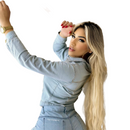 Jaqueta Feminina Jeans Destroyed: Elegância Descontruída