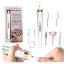 KIT Manicure Elétrica 5 em 1 com Brocas Portáteis para Unhas de Gel