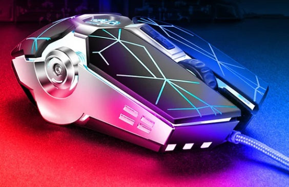 Mouse Gamer Pro 8D 3200DP Domine seus adversários com precisão milimétrica
