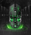 Mouse Gamer Pro 8D 3200DP Domine seus adversários com precisão milimétrica