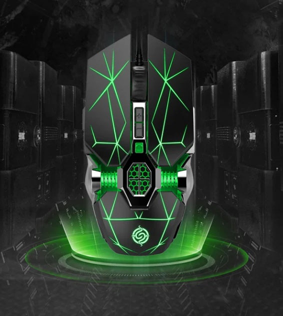 Mouse Gamer Pro 8D 3200DP Domine seus adversários com precisão milimétrica