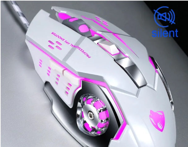 Mouse Gamer Pro 8D 3200DP Domine seus adversários com precisão milimétrica