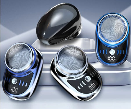 Barbeador Elétrico Portátil para Viagem Mini Bolso Sem Fio Recarregável