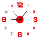 🕰️ Relógio de Parede DIY Sem Moldura para Decoração de Casa e Escritório