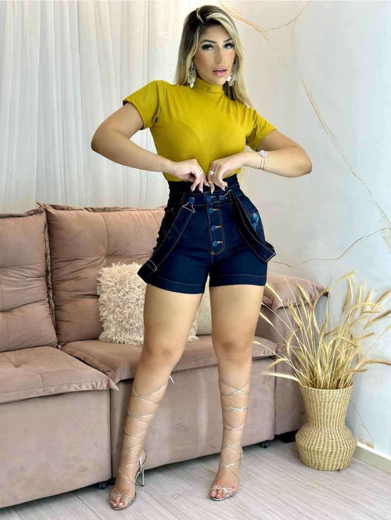 Salopete Jeans - Estilo Clássico e Versátil