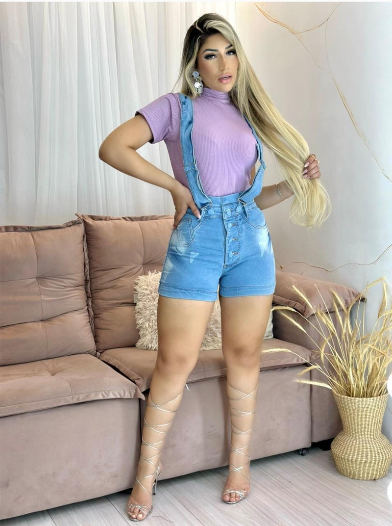 Salopete Jeans - Estilo Clássico e Versátil