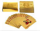 Baralho Dólar Dourado Ouro Folheado à Prova D'água Poker 54 Cartas
