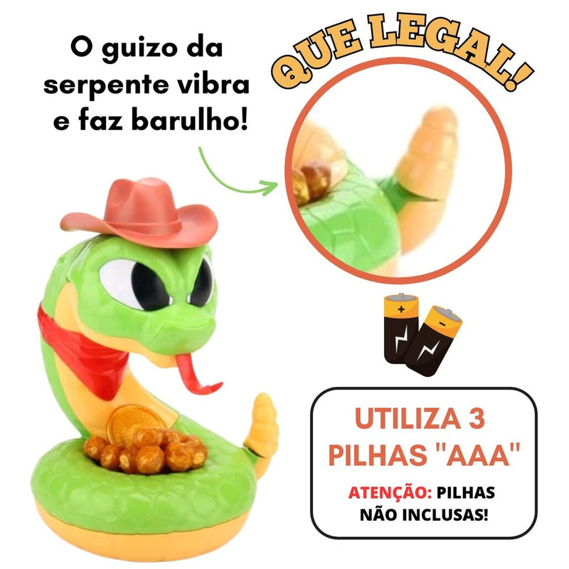 🐍Cobra Elétrica Tricky e Scary Cascavel🐍