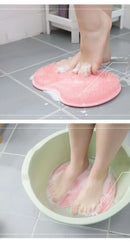 Almofada de Massagem Multifuncional Almofada de Lavagem dos Pés! 👣🚿