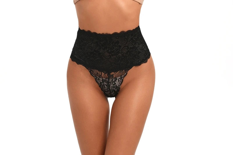 Tanga de Renda de Cintura Alta Miss Moly!