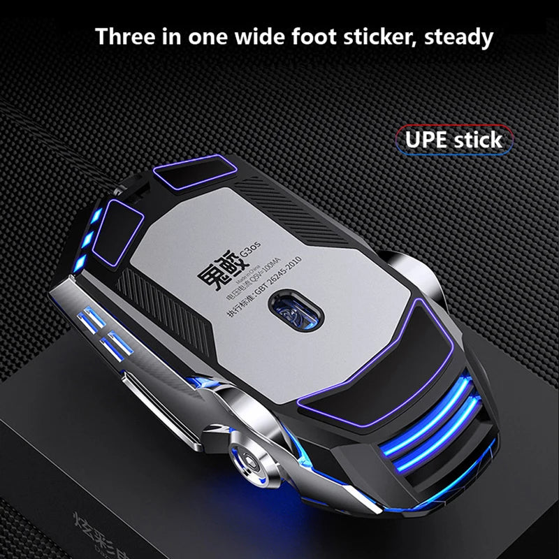 Mouse Gamer Pro 8D 3200DP Domine seus adversários com precisão milimétrica