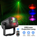 Mini Luz  estroboscópica de LED Laser de DJ Disco 60 padrões de iluminação diferentes