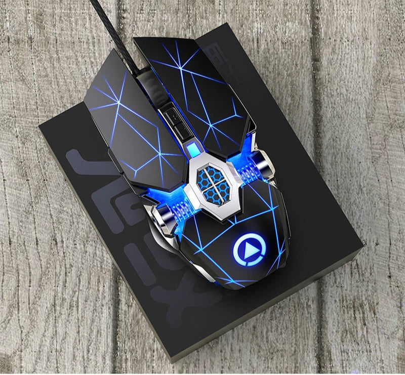 Mouse Gamer Pro 8D 3200DP Domine seus adversários com precisão milimétrica