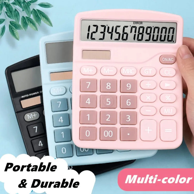 Calculadora alimentada por energia solar