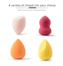 Conjunto de 7 Puffs Cosméticos em Forma de Ovo 🥚