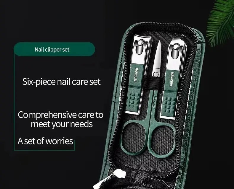 Conjunto de Cortadores de Unhas de 6 Peças