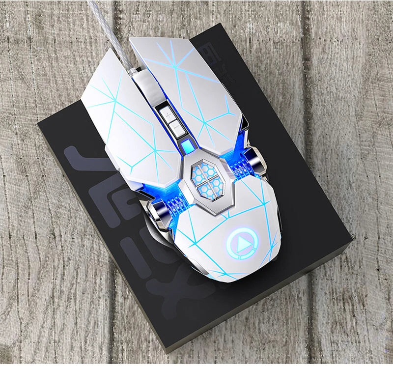 Mouse Gamer Pro 8D 3200DP Domine seus adversários com precisão milimétrica