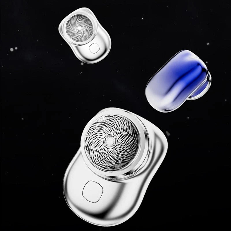 Barbeador Elétrico Portátil para Viagem Mini Bolso Sem Fio Recarregável