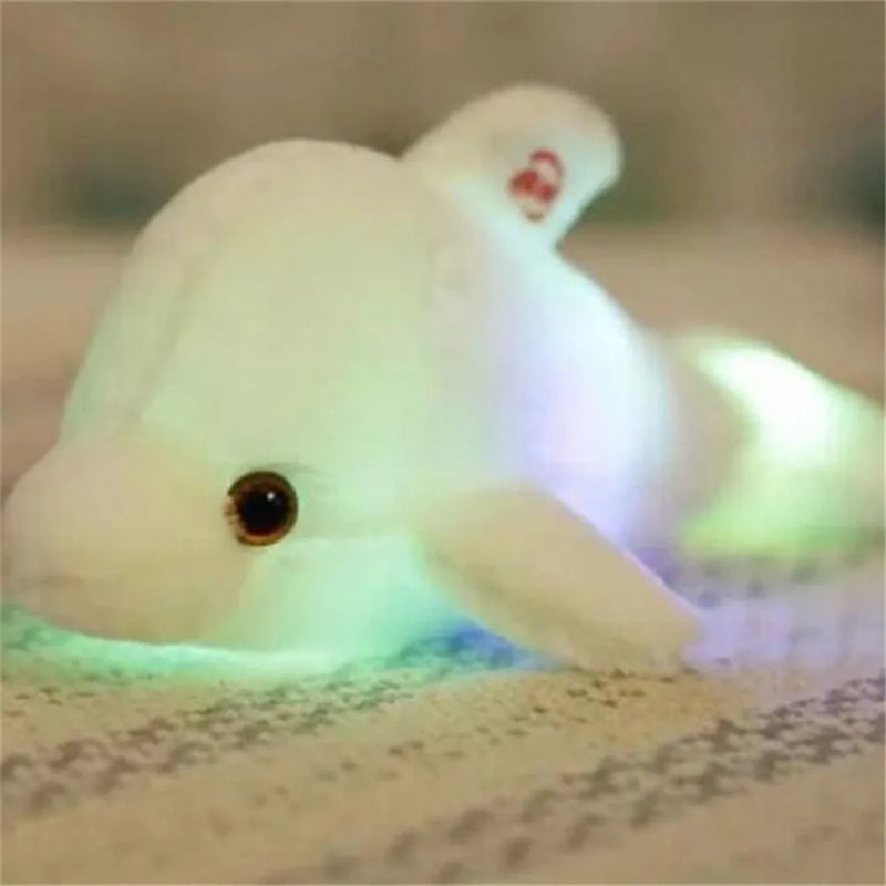 🌟🐬 Brinquedo de Pelúcia Luminoso do Golfinho de 32cm! 🐬🌟