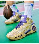 Golden Hoops - Tênis de Basquete Dourados 🏀🌟