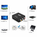 Adaptador e Conversor AV2 x HDMI  compatível RCA AV / CVSB L / R Video  Box 1080P