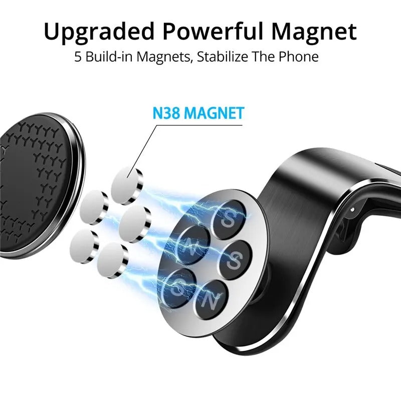 📱🚗 Suporte Magnético para Telefone de Carro - VIKEFON 🚗📱