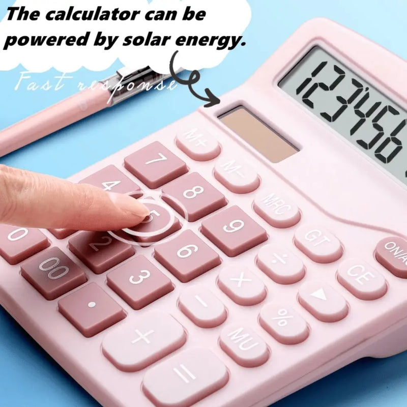 Calculadora alimentada por energia solar