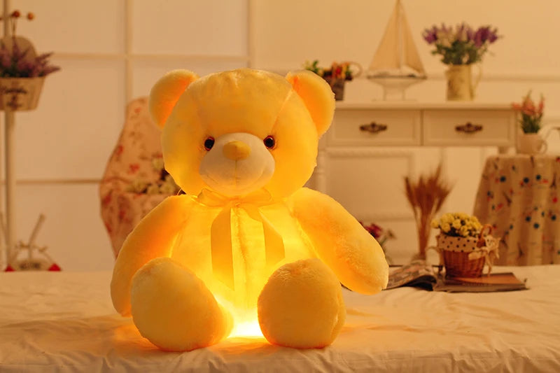 Urso de Pelúcia LED Brilhante de 32-50cm