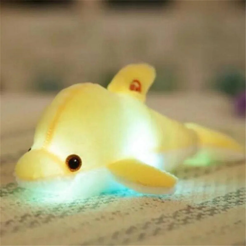 🌟🐬 Brinquedo de Pelúcia Luminoso do Golfinho de 32cm! 🐬🌟