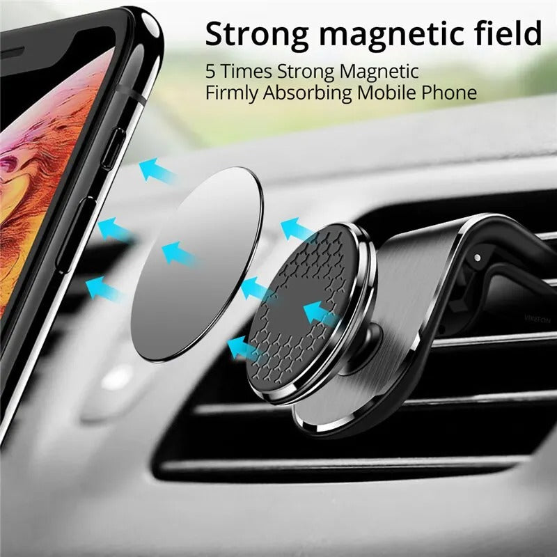 📱🚗 Suporte Magnético para Telefone de Carro - VIKEFON 🚗📱