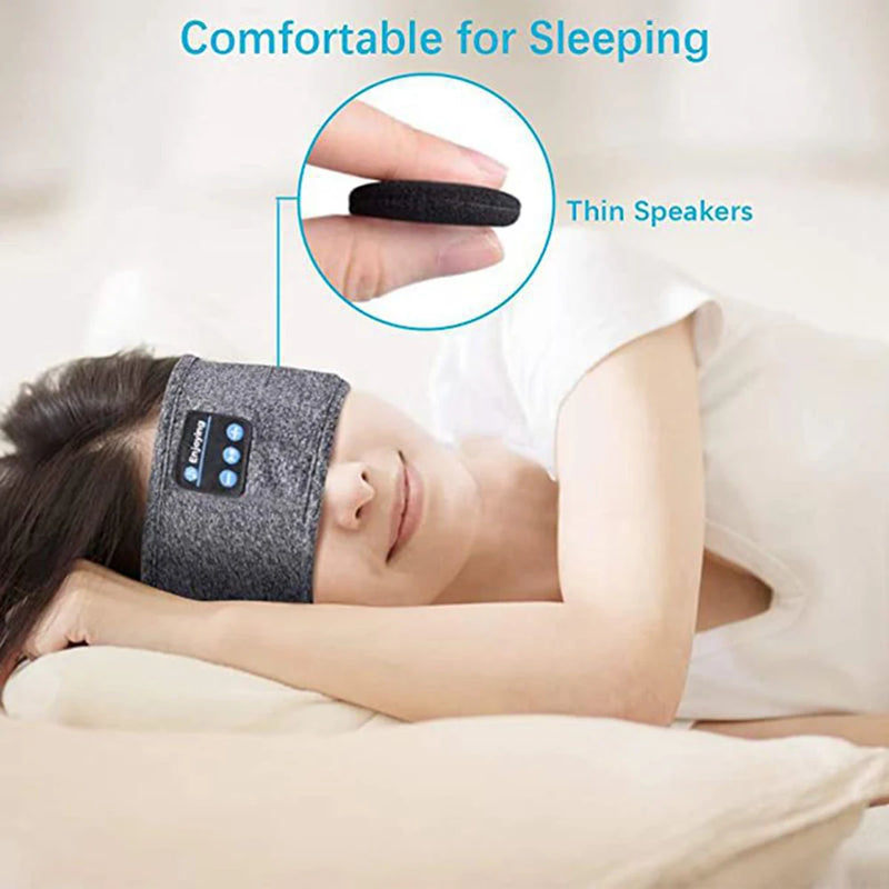 Tapa Olho Headscarf Music Wireless Sleep