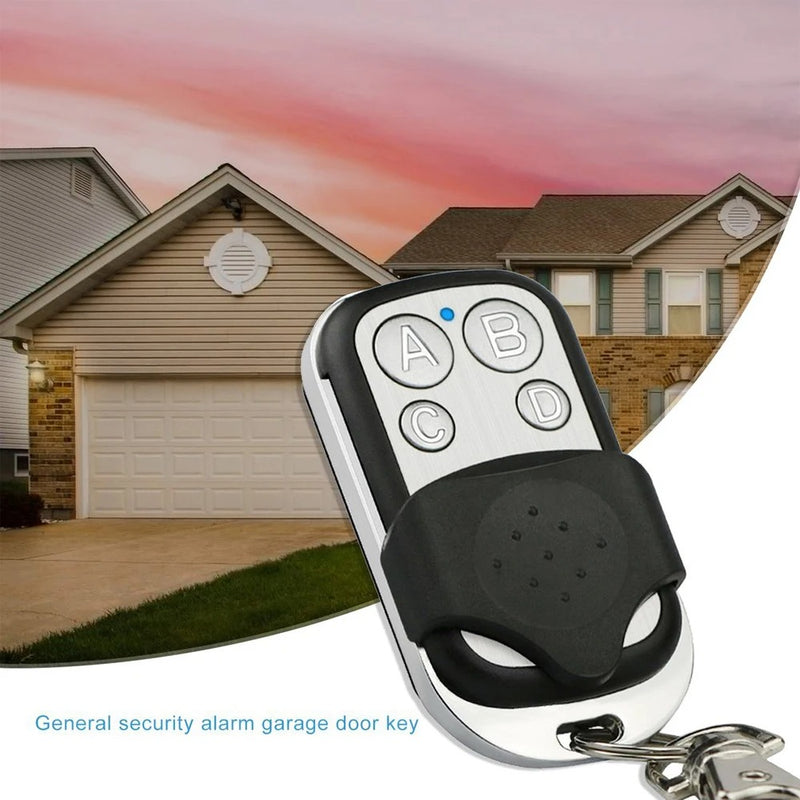 Controle Remoto Universal de Porta de Garagem com 4 Botões e Frequência de 433MHz