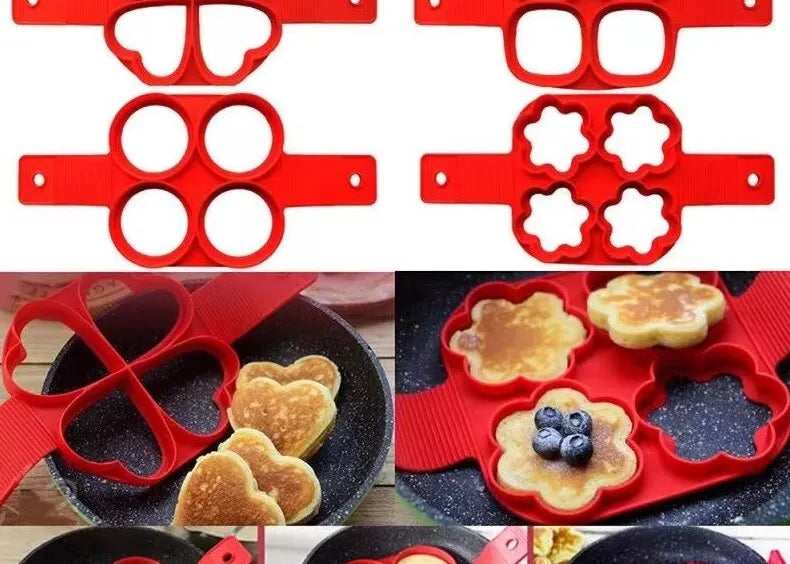 MOLDE DE SILICONE PARA PANQUECAS E FRITURAS PERSONALIZADAS