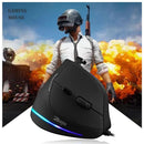 Mouse Vertical Gaming ZELOTES Programável USB com Fio RGB