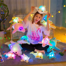 🌟🐬 Brinquedo de Pelúcia Luminoso do Golfinho de 32cm! 🐬🌟