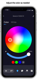 Lâmpada Smart LED Light E27 Bluetooth RGB 220V