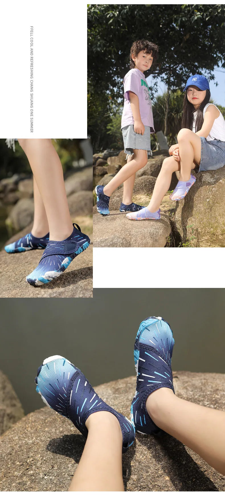 Sapatos de Água ao Ar Livre para Crianças da MDUG