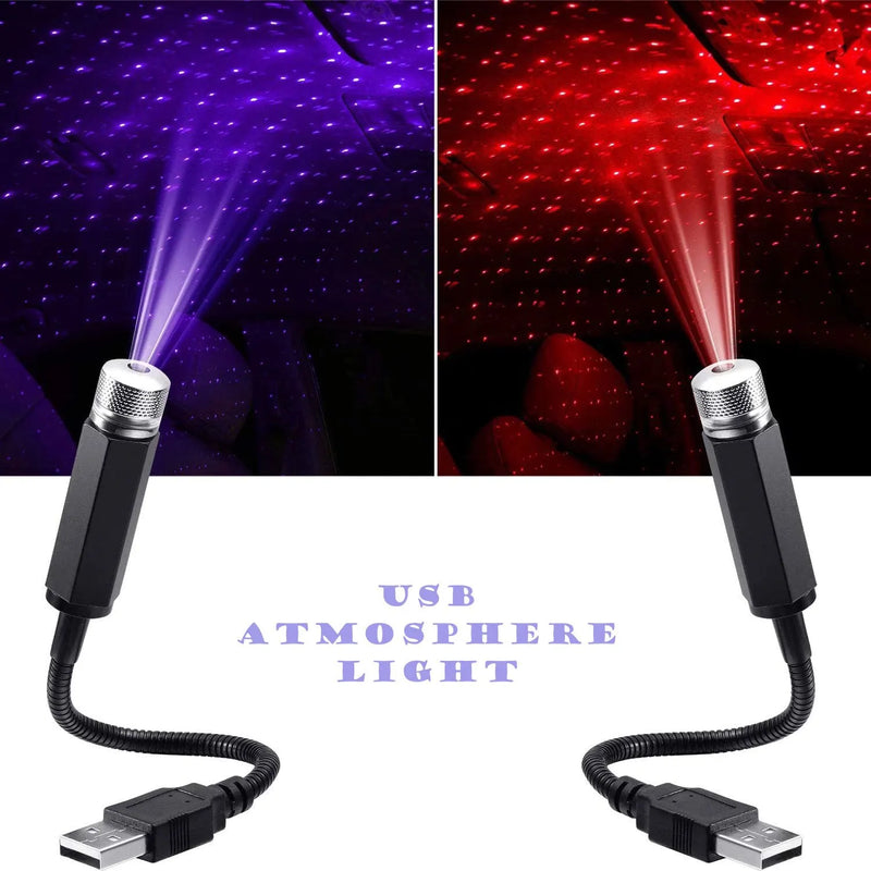Projetor de Luz Noturna Galaxy  2 Peças