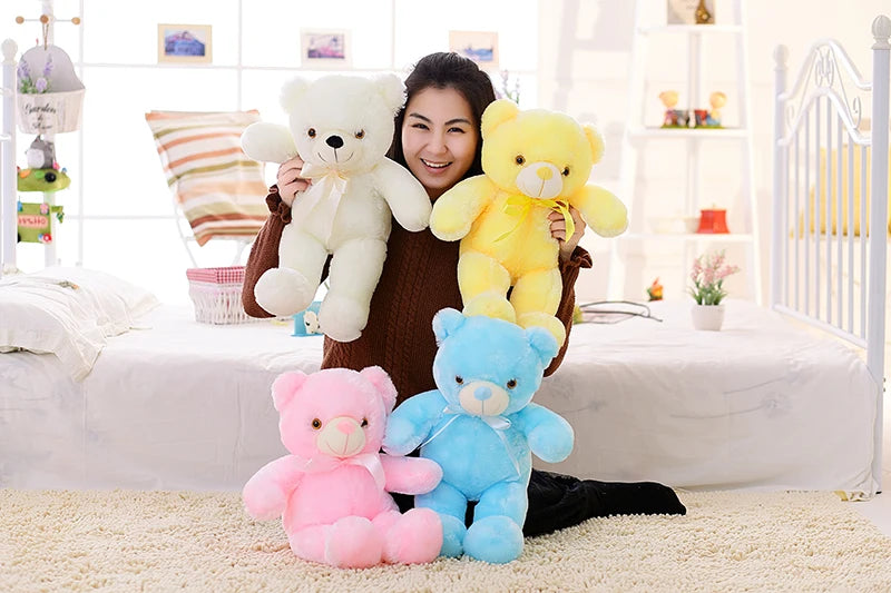 Urso de Pelúcia LED Brilhante de 32-50cm