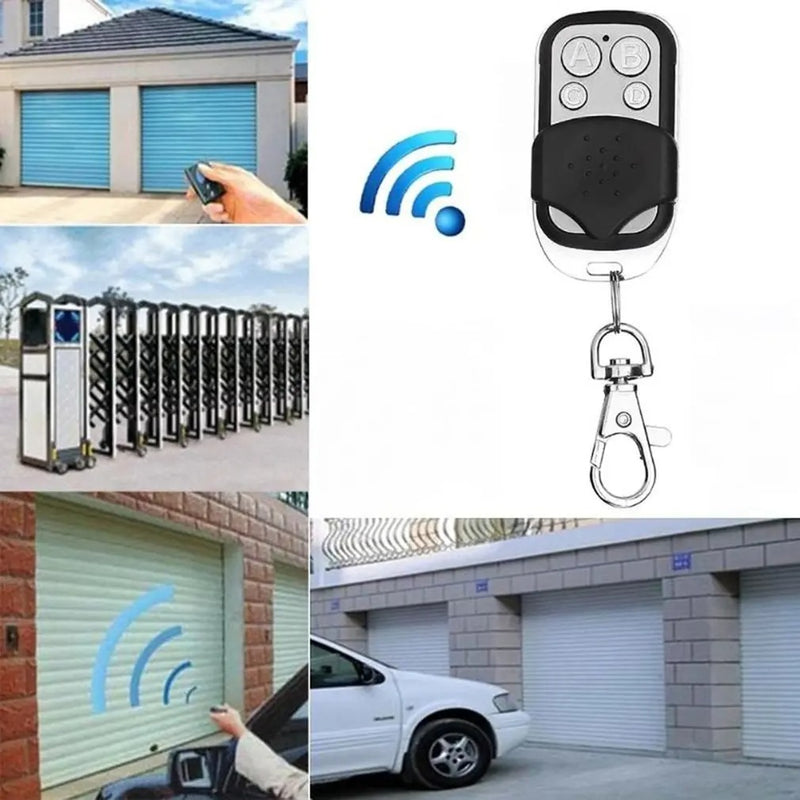 Controle Remoto Universal de Porta de Garagem com 4 Botões e Frequência de 433MHz