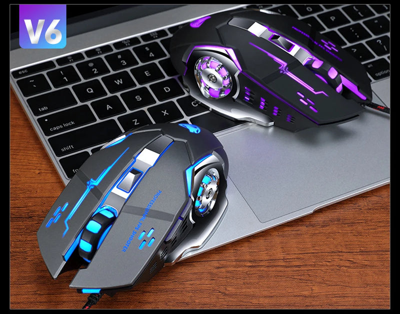 Mouse Gamer Pro 8D 3200DP Domine seus adversários com precisão milimétrica