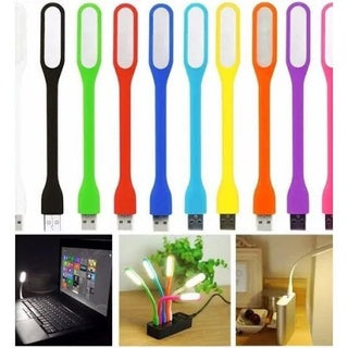 Mini Lâmpada Noturna LED Flexível de 360 Graus USB.