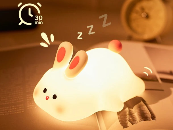 Luz Noturna LED com Sensor de Toque em Desenhos Animados