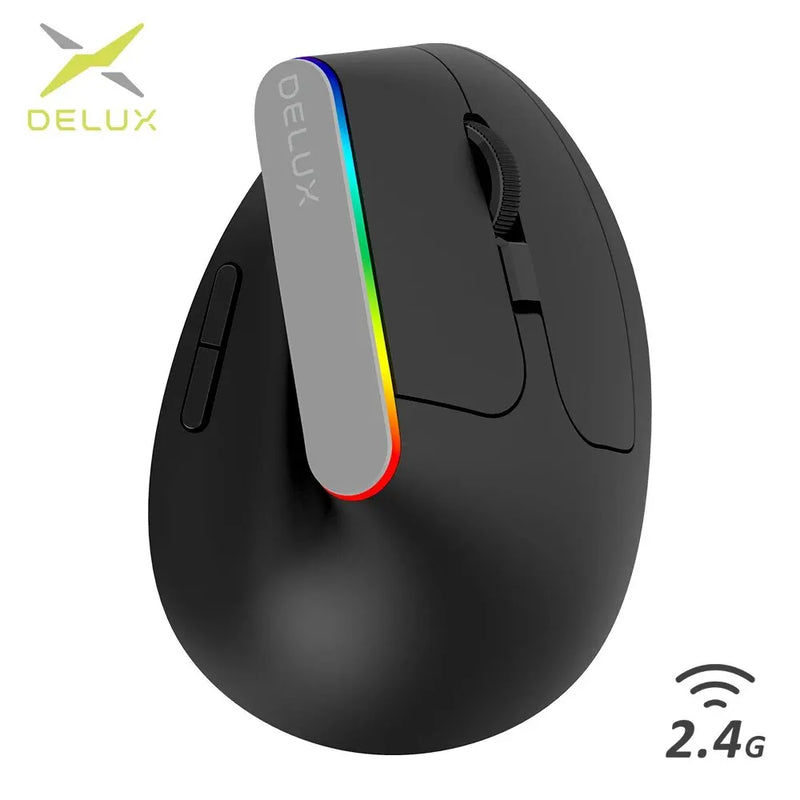 Mouse Ergonômico Vertical sem Fio