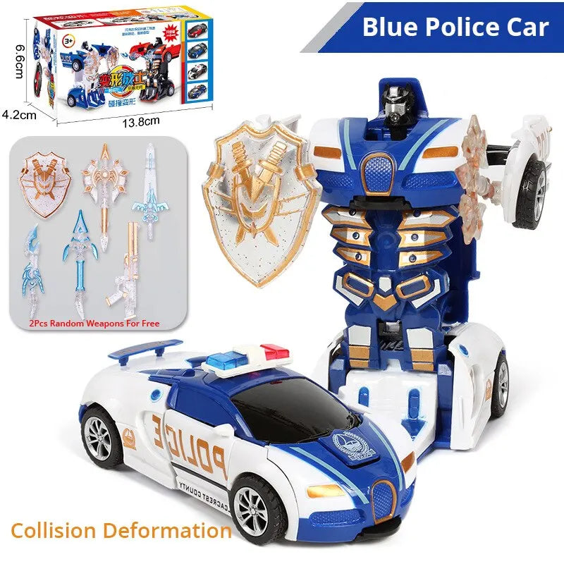 Carro de Polícia Deformável para Crianças