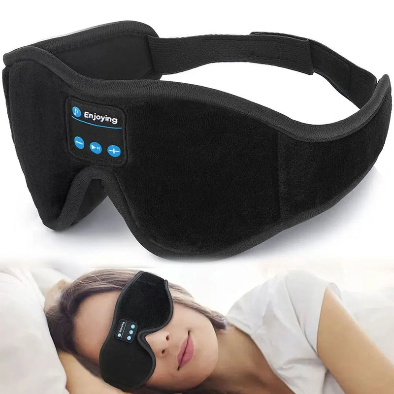 Máscara de Sono 3D Eye Mask Headset via Bluetooth 5.0