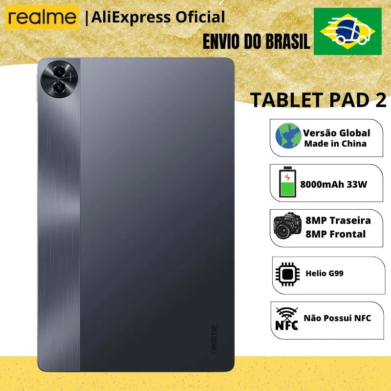 📱 Tablet Realme Pad 2 – 11.5" 4G 📱
