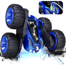 🚗🔥 Carro de Controle Remoto Acrobático 360° com Luzes LED – RC 2.4GHz Dupla Face para Crianças