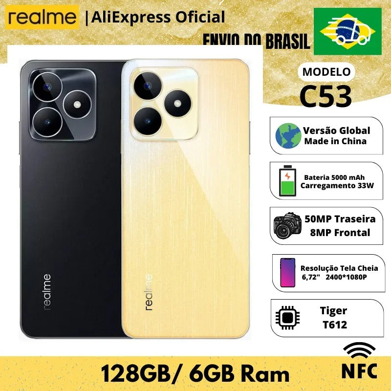 📱 Celular Realme C53 – 128GB ROM / 6GB RAM 📱